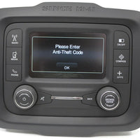 2015-2017 Jeep Renegade VP2 Multimedia Display Screen 07356372860 + Code