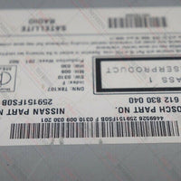 2011-2014 NIssan Juke Navigation Radio Display Screen Cd Player 25915 1FS0B