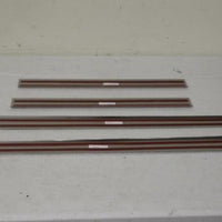 2007-2013 Avalanche Door Sill Plates Brushed Stainless Steel Front & Rear Set