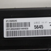 2013-2015 Chevy Cruze Temperature Control Module 13585645