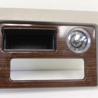 2003-2006 Cadillac Escalade Center Console Woodgrain Upper Trim Bezel W/ Clock - BIGGSMOTORING.COM