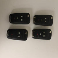 LOT OF 4 CHEVY KEY FOB REMOTES SMART KEYS FLIP KEY