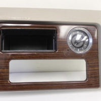 2003-2006 Cadillac Escalade Center Console Woodgrain Upper Trim Bezel W/ Clock - BIGGSMOTORING.COM