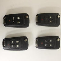 LOT OF 4 CHEVY KEY FOB REMOTES SMART KEYS FLIP KEY
