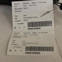 2004-2010 Chrysler Pt-Cruiser Left Driver Cable Side View Mirror - BIGGSMOTORING.COM