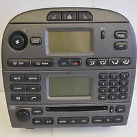 2004-2008 JAGUAR X-TYPE RADIO STEREO CD PLAYER CLIMATE CONTROL 4 X 43-18B876-AD - BIGGSMOTORING.COM