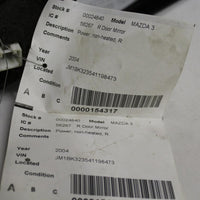 2004-2006 Mazda 3 Right Passenger Power Side View Mirror - BIGGSMOTORING.COM