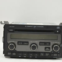 2005-2007 HONDA PILOT STEREO RADIO 6 DISC CD MP3 WMA XM PLAYER 39100-S9V-A600 - BIGGSMOTORING.COM