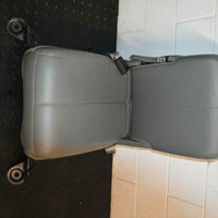 1999-2010 FORD F250 F350 FRONT JUMP SEAT GREY LEATHER 08-10 STYLE - BIGGSMOTORING.COM