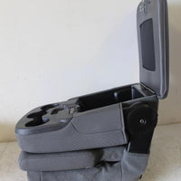 2013-2016 DODGE RAM CENTER CONSOLE JUMP SEAT W/ CUP HOLDER GREY vents cd player