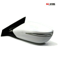 2012-2013 Hyundai Sonata Driver Left Side Power Door Mirror  White