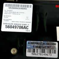 2002-2005 Dodge Ram Over Head Console W/ Homelink 56044864AC - BIGGSMOTORING.COM