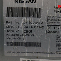 2010-2016 Nissan Frontier Radio Stereo Cd Player Display Screen 28185 3WC0A