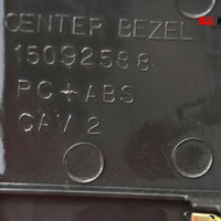 2007-2014 Chevy Tahoe Yukon Silverado Dash Radio Woodgrain Bezel 15092588