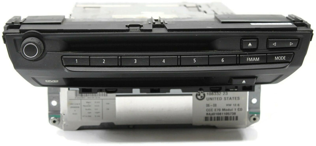 2007-2010 BMW X5 X6 GPs Navigation CCC Radio Receiver Cd Player 6583 9185543-01