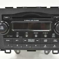 2008-2010 HONDA CRV STEREO RADIO 6 DISC CD MP3 WMA XM PLAYER 39100-SWA-A100