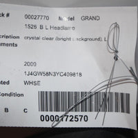 1999-2004 JEEP GRAND CHEROKEE FRONT DRIVER SIDE HEADLIGHT 27770 - BIGGSMOTORING.COM