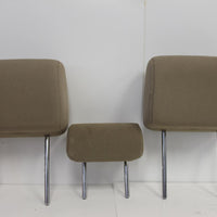 2007-2013 Toyota Tundra Front Set Seats Headrest Tan Cloth