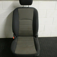09-16 Dodge Ram Power 2 Tone Tan /Black Cloth Driver Seat Complete W/ Track - BIGGSMOTORING.COM