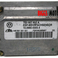 2004-2005 Volkswagen Touareg Stability Yaw Rate Sensor 7E0 907 652 A - BIGGSMOTORING.COM
