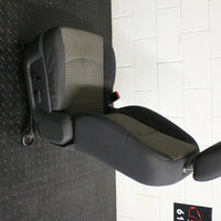09-16 Dodge Ram Power 2 Tone Tan /Black Cloth Driver Seat Complete W/ Track - BIGGSMOTORING.COM