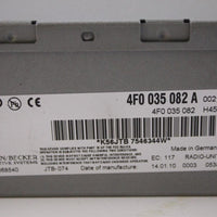 2009-2012 AUDI Q5 S4 RADIO RECEIVER TUNER CONTROL MODULE 4F0 035 082 A
