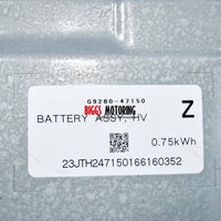 2016-2018 Oem Toyota Prius Hybrid Battery G9280-47150, G9510-47121 lithium-ion