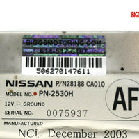 2004-2005 Nissan Murano Map Bose Radio Stereo Cd Player N28188-CA010 - BIGGSMOTORING.COM