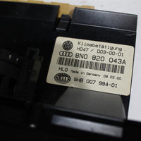 01-05 Audi TT Digital Climate Control Heater Ac Digital Auto 8N0 820 043A - BIGGSMOTORING.COM
