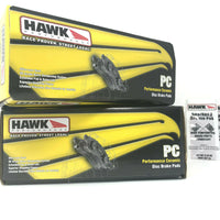 Hawk Ceramic Front + Rear Brake Pads Fits 09+ Nissan R35 GT-R GTR VR38DETT