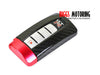 RED DRY CARBON FIBER KEY CASE FOR NISSAN GTR 370Z INFINITI Q60 G37 NS-0018-RED